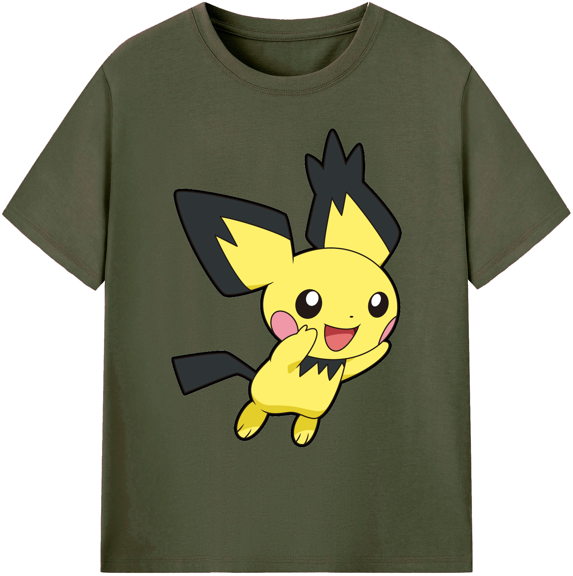 （画像用） ポケットモンスター Pokémon 綿100％ メンズ半袖Tシャツ｜肌触りやわらか＆通気性